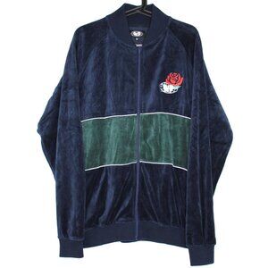 Wu-Wear Mens Medium Wu-Tang Clan Velour Velvet Full Zip Track Jacket N1330